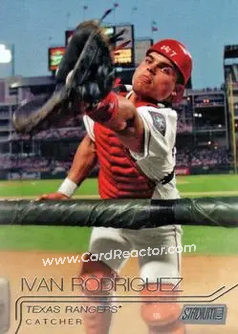 2015 Stadium Club #22 - Ivan Rodriguez - Texas Rangers - Front