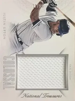 2015 Panini National Treasures - Colossal #33 - Justin Upton - San Diego Padres