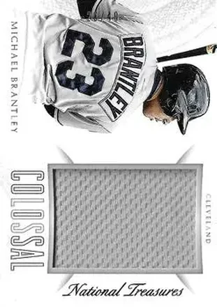 2015 Panini National Treasures - Colossal #40 - Michael Brantley - Cleveland Indians