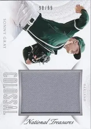 2015 Panini National Treasures - Colossal #44 - Sonny Gray - Oakland Athletics
