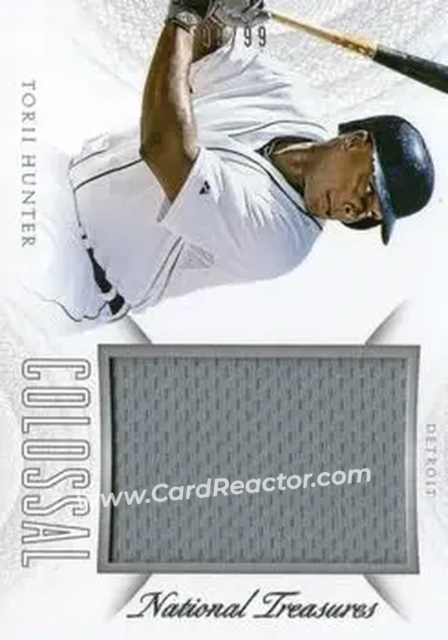 2015 Panini National Treasures - Colossal #46 - Torii Hunter - Detroit Tigers - Front