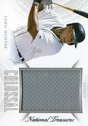2015 Panini National Treasures - Colossal #46 - Torii Hunter - Detroit Tigers