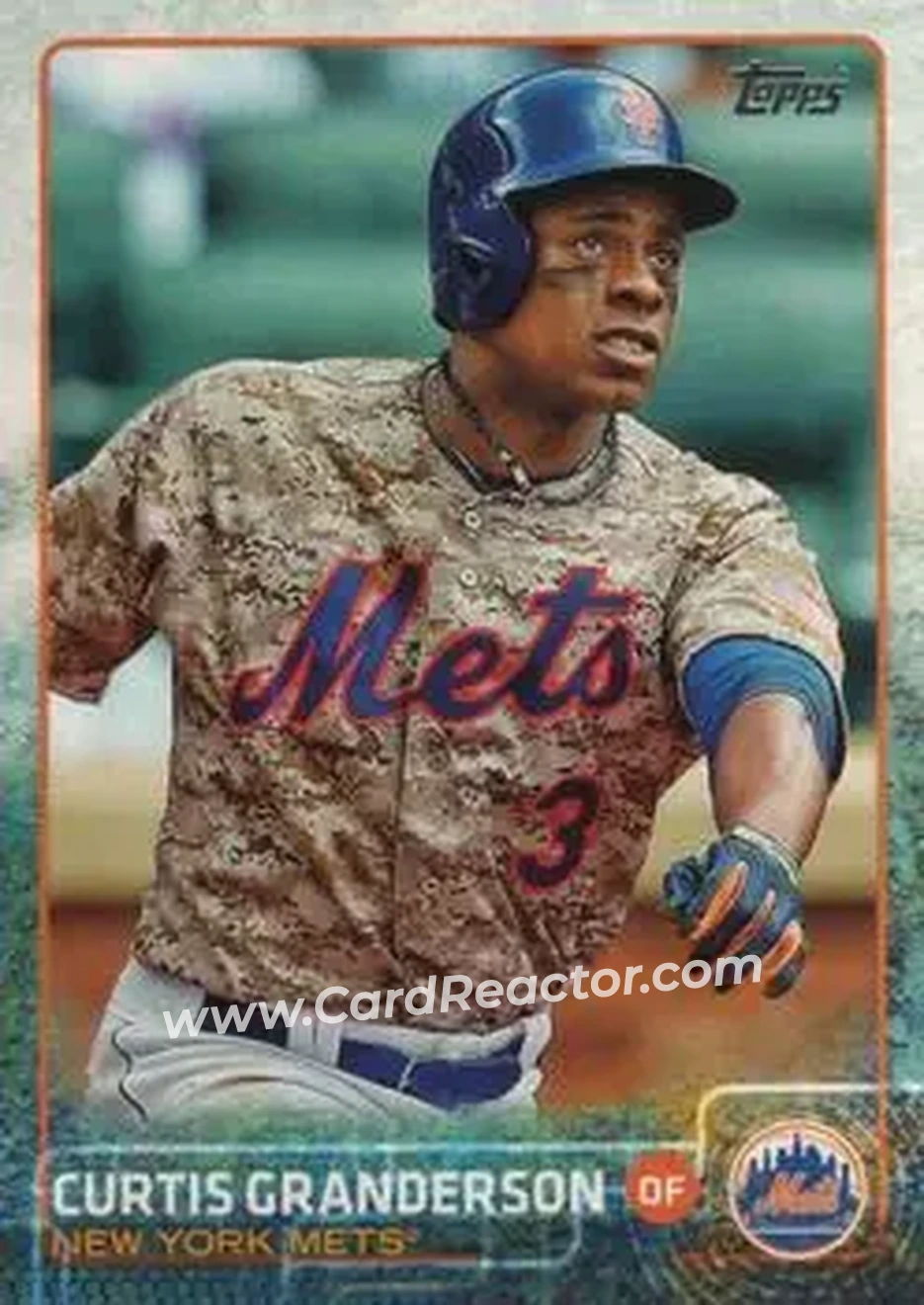 2015 Topps #4 - Curtis Granderson - New York Mets - Front