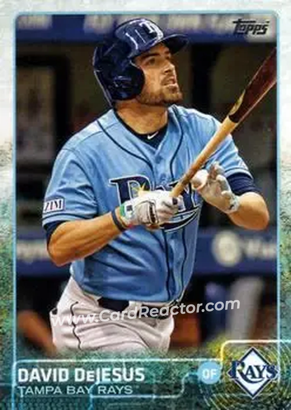 2015 Topps #16 - David DeJesus - Tampa Bay Rays