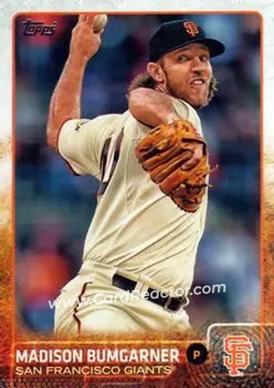 2015 Topps #20 - Madison Bumgarner - San Francisco Giants - Front