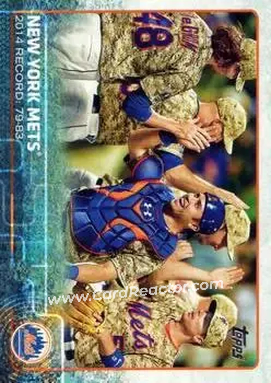 2015 Topps #24 - New York Mets - New York Mets - Front