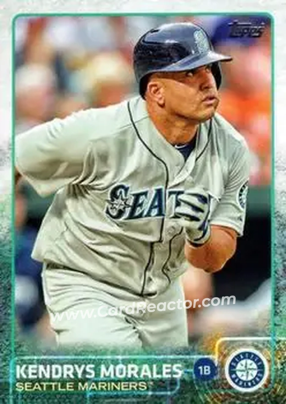 2015 Topps #27 - Kendrys Morales - Seattle Mariners - Front 2015 Topps #27 - Kendrys Morales - Seattle Mariners - Front