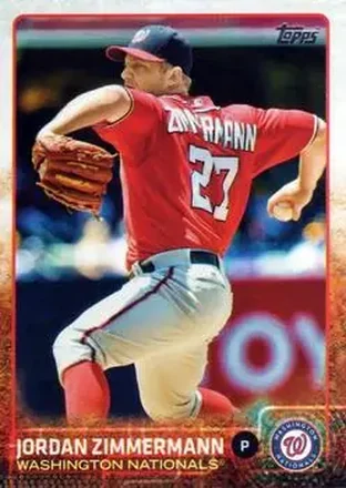 2015 Topps #38 - Jordan Zimmermann - Washington Nationals