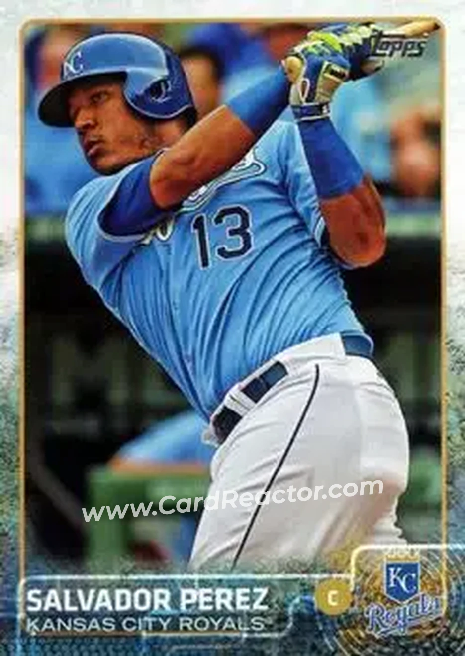 2015 Topps #39 - Salvador Perez - Kansas City Royals - Front