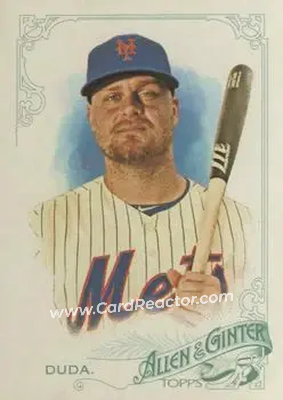 2015 Topps Allen & Ginter #6 - Lucas Duda - New York Mets - Front
