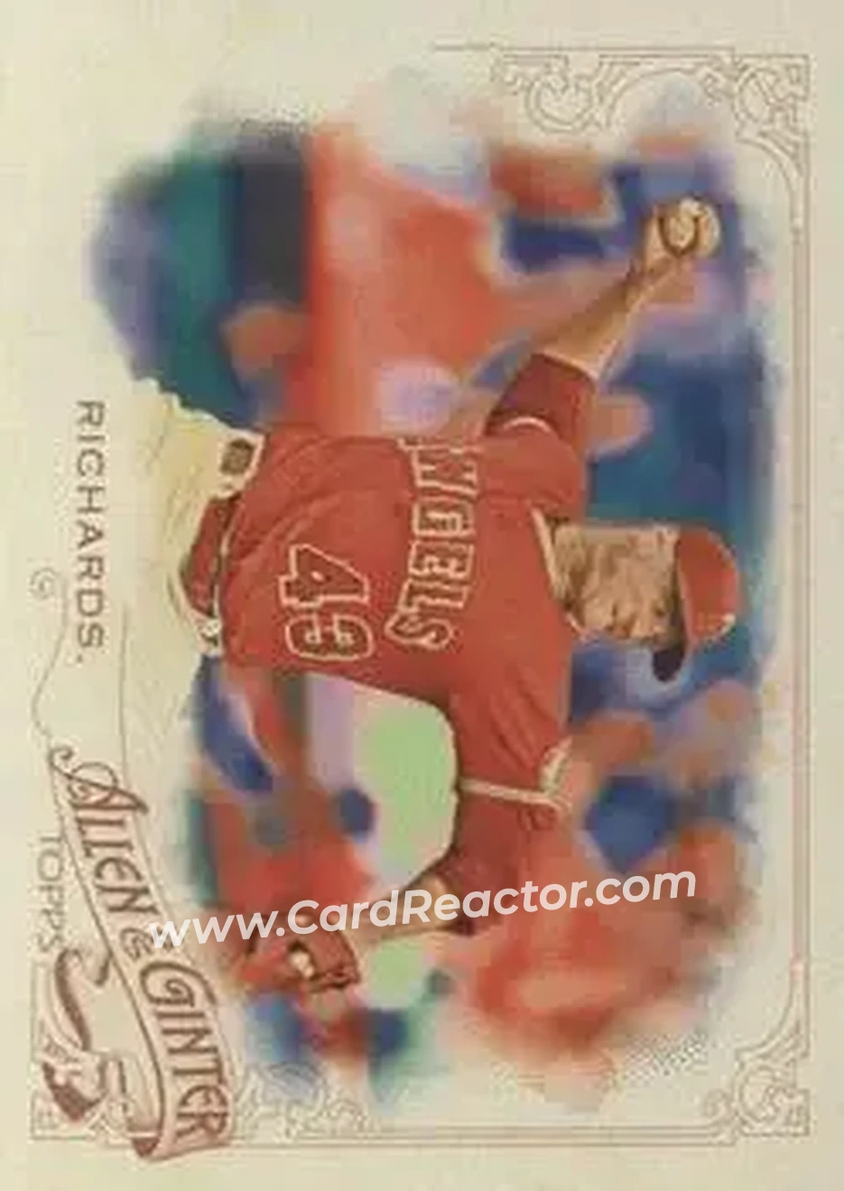 2015 Topps Allen & Ginter #8 - Garrett Richards - Los Angeles Angels - Front