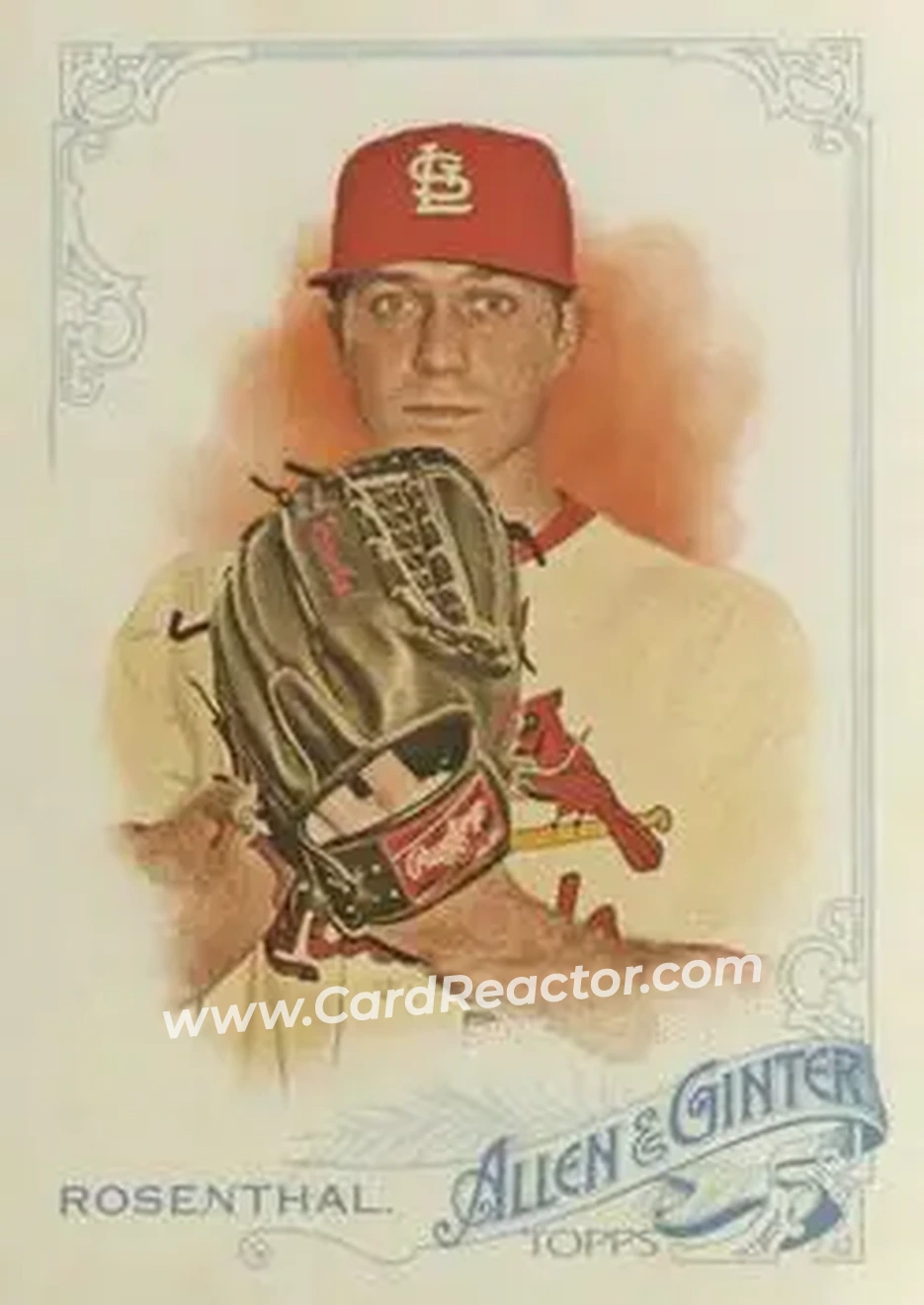 2015 Topps Allen & Ginter #22 - Trevor Rosenthal - St. Louis Cardinals - Front
