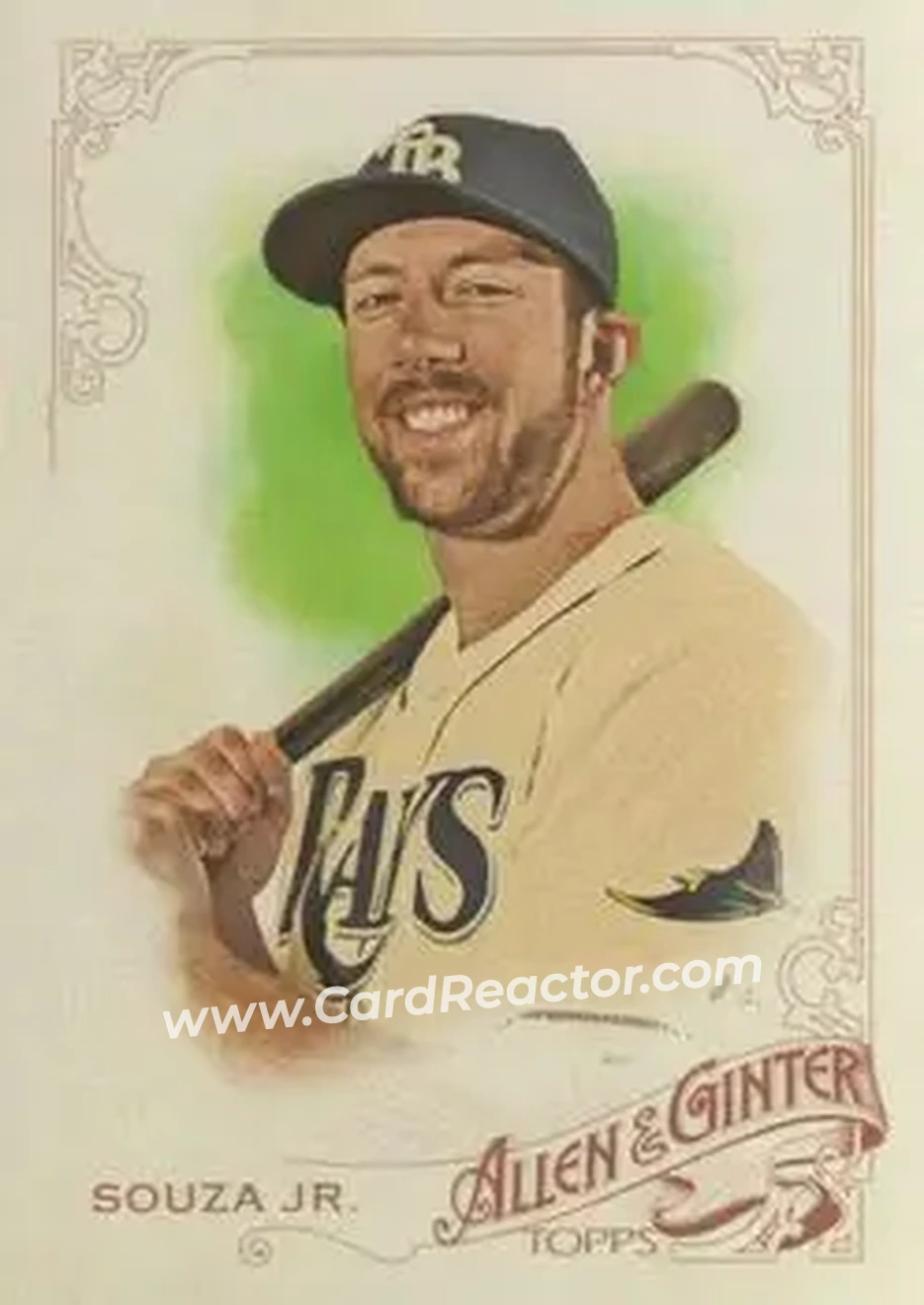 2015 Topps Allen & Ginter #26 - Steven Souza Jr. - Tampa Bay Rays - Front 2015 Topps Allen & Ginter #26 - Steven Souza Jr. - Tampa Bay Rays - Front