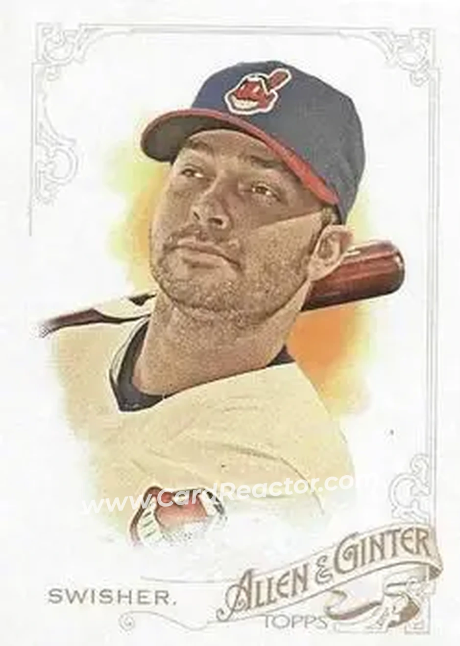2015 Topps Allen & Ginter #29 - Nick Swisher - Cleveland Indians - Front