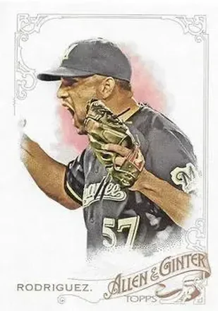2015 Topps Allen & Ginter #50 - Francisco Rodriguez - Milwaukee Brewers