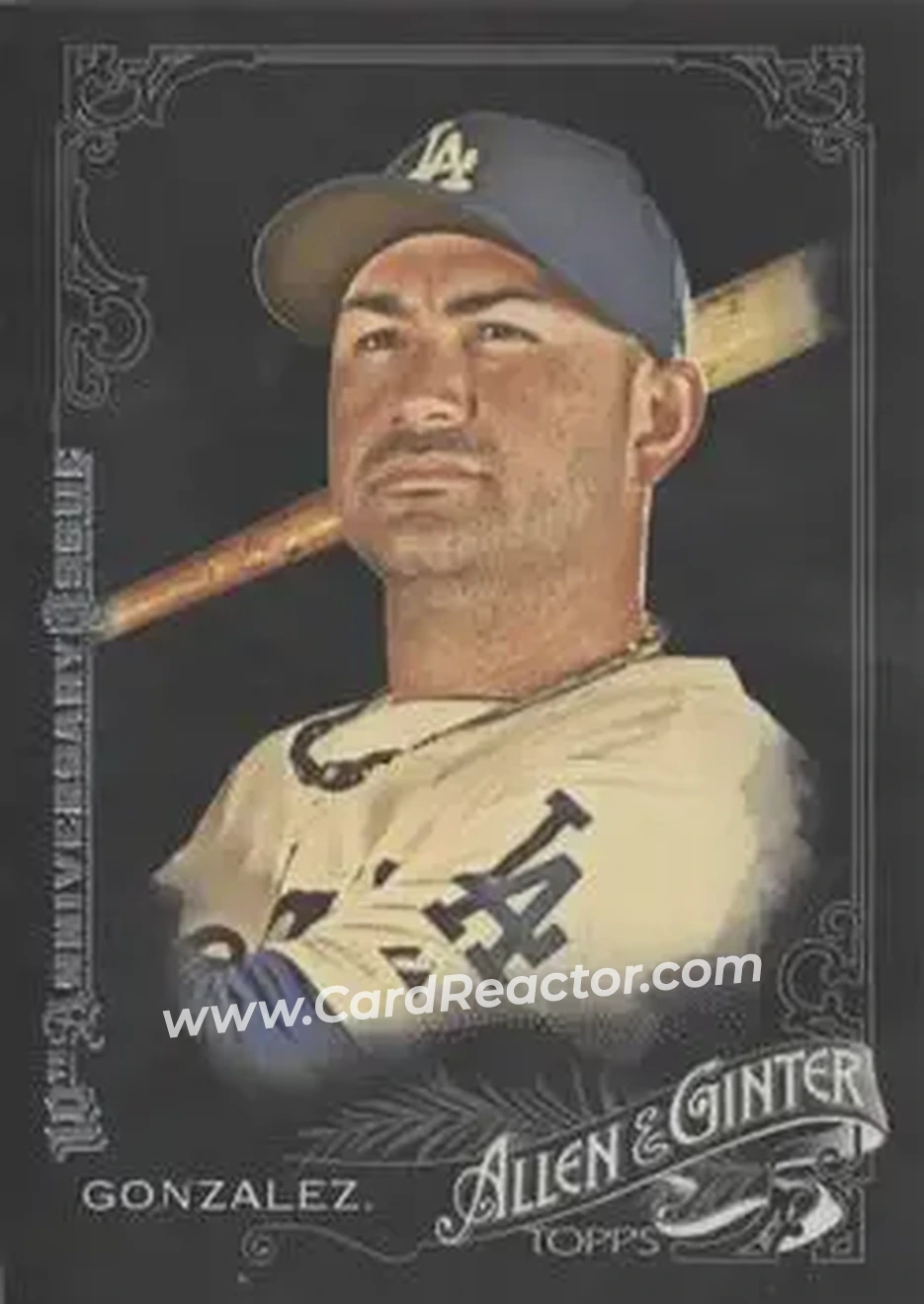 2015 Topps Allen & Ginter X #3 - Adrian Gonzalez - Los Angeles Dodgers - Front 2015 Topps Allen & Ginter X #3 - Adrian Gonzalez - Los Angeles Dodgers - Front