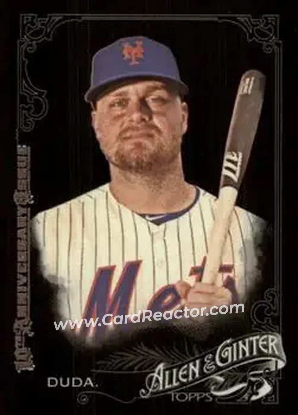 2015 Topps Allen & Ginter X #6 - Lucas Duda - New York Mets - Front