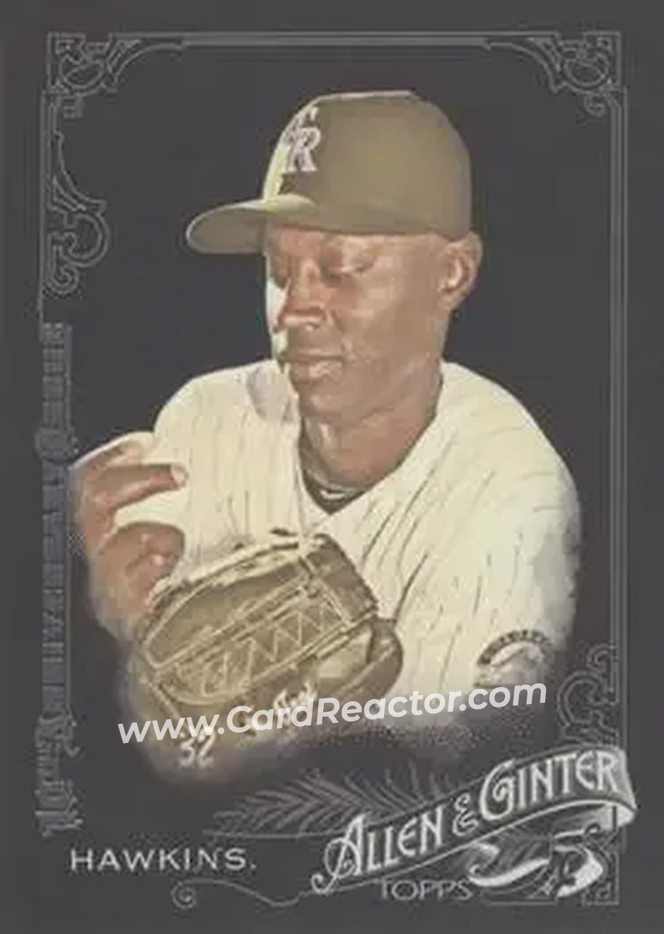 2015 Topps Allen & Ginter X #14 - LaTroy Hawkins - Colorado Rockies - Front