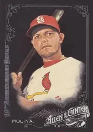2015 Topps Allen & Ginter X #17 - Yadier Molina - St. Louis Cardinals