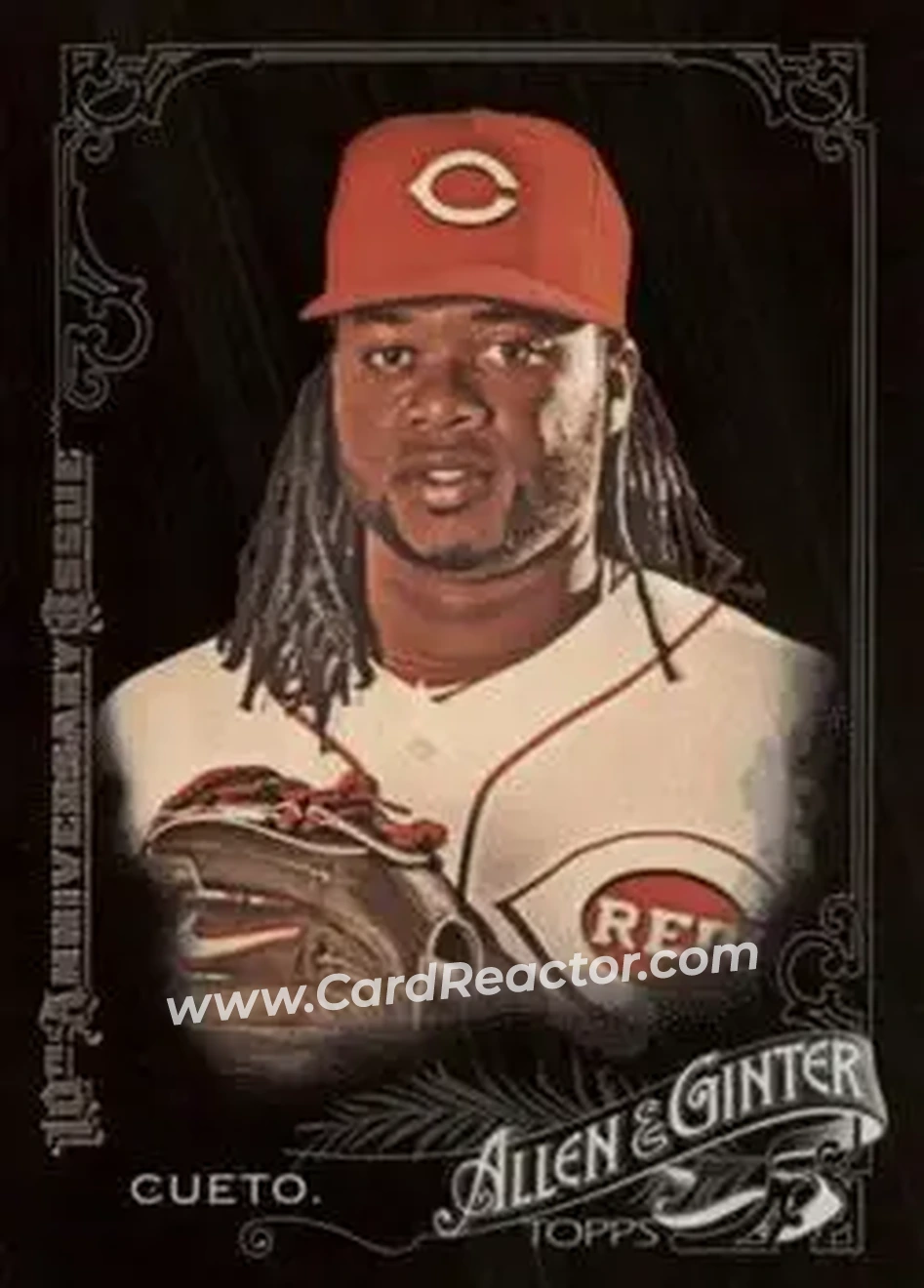 2015 Topps Allen & Ginter X #23 - Johnny Cueto - Cincinnati Reds - Front