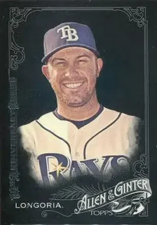 2015 Topps Allen & Ginter X #38 - Evan Longoria - Tampa Bay Rays