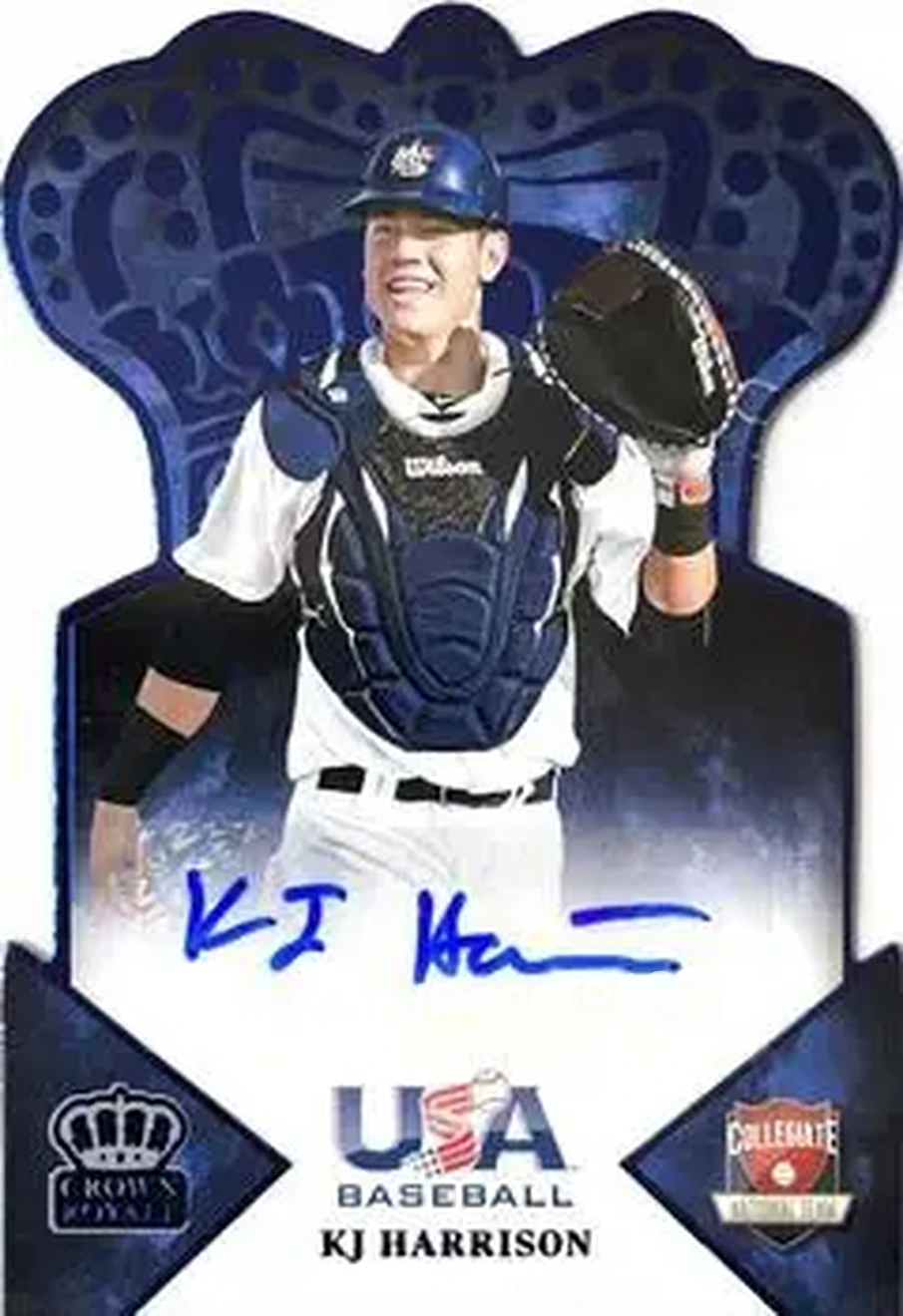 2015 Panini USA Baseball - Crown Royale Blue #8 - KJ Harrison - USA