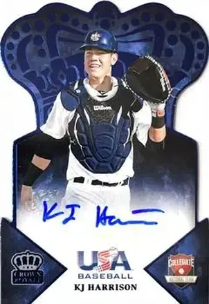 2015 Panini USA Baseball #8 Crown Royale Blue KJ Harrison