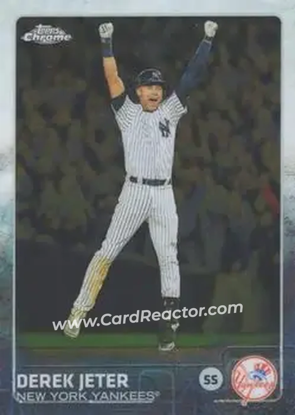 2015 Topps Chrome #1 - Derek Jeter - New York Yankees - Front