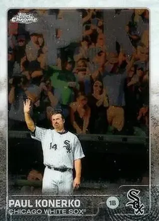 2015 Topps Chrome #14 - Paul Konerko - Chicago White Sox