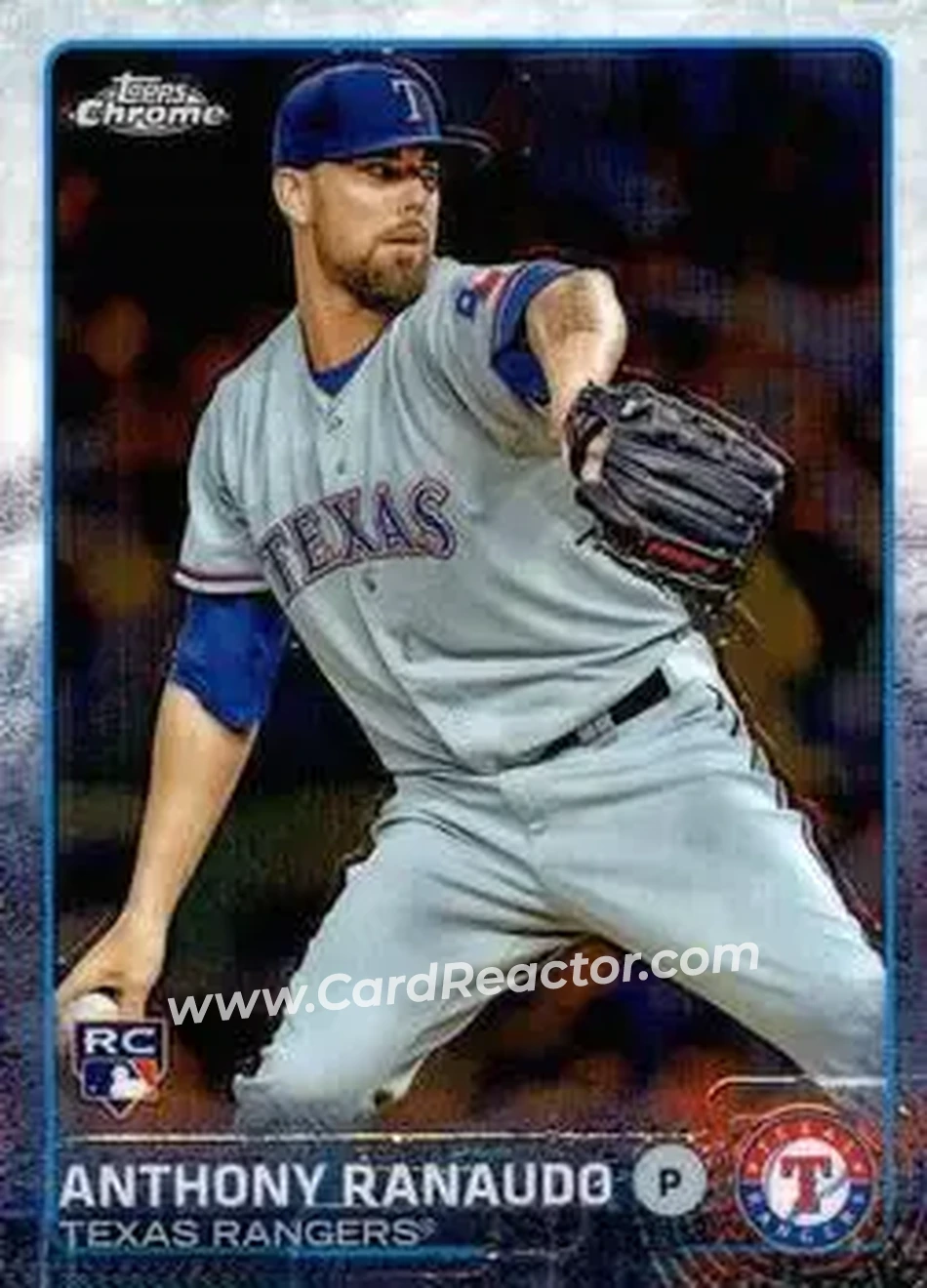 2015 Topps Chrome #15 - Anthony Ranaudo - Texas Rangers - Front