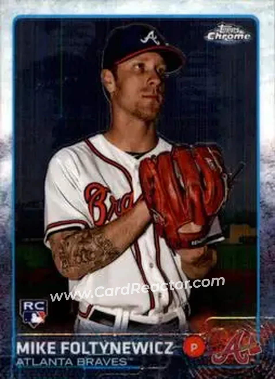 2015 Topps Chrome #17 - Mike Foltynewicz - Atlanta Braves - Front 2015 Topps Chrome #17 - Mike Foltynewicz - Atlanta Braves - Front