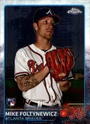2015 Topps Chrome #17 - Mike Foltynewicz - Atlanta Braves