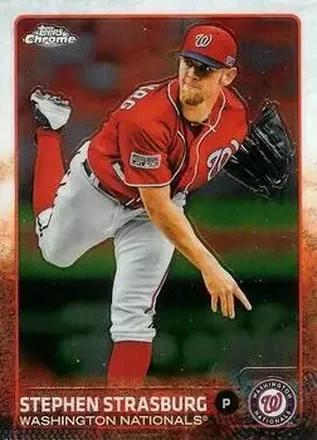 2015 Topps Chrome #23 - Stephen Strasburg - Washington Nationals