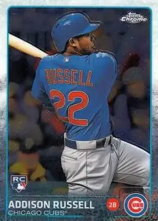 2015 Topps Chrome #24 - Addison Russell - Chicago Cubs