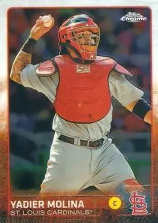 2015 Topps Chrome #25 - Yadier Molina - St. Louis Cardinals