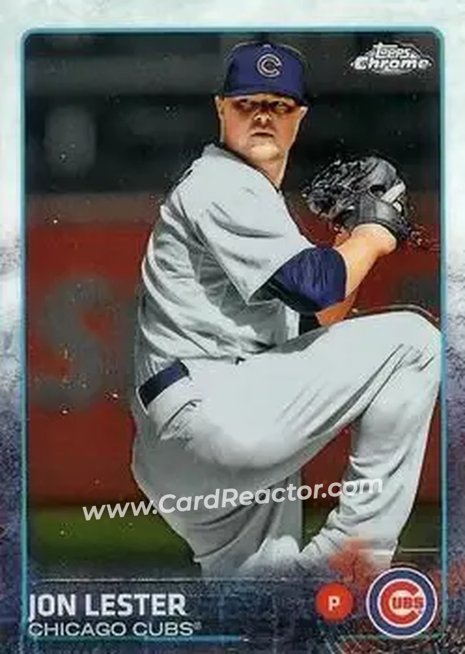 2015 Topps Chrome #31 - Jon Lester - Chicago Cubs - Front 2015 Topps Chrome #31 - Jon Lester - Chicago Cubs - Front