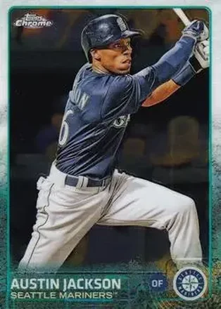 2015 Topps Chrome #34 - Austin Jackson - Seattle Mariners