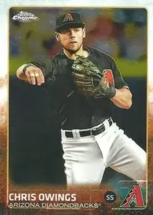 2015 Topps Chrome #37 - Chris Owings - Arizona Diamondbacks