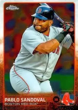 2015 Topps Chrome #38 - Pablo Sandoval - Boston Red Sox