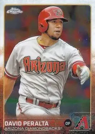 2015 Topps Chrome #45 - David Peralta - Arizona Diamondbacks