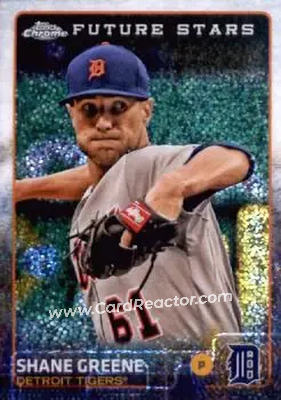 2015 Topps Chrome Update #US9 - Shane Greene - Detroit Tigers - Front