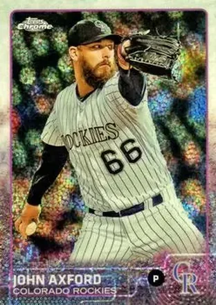 2015 Topps Chrome Update #US16 - John Axford - Colorado Rockies