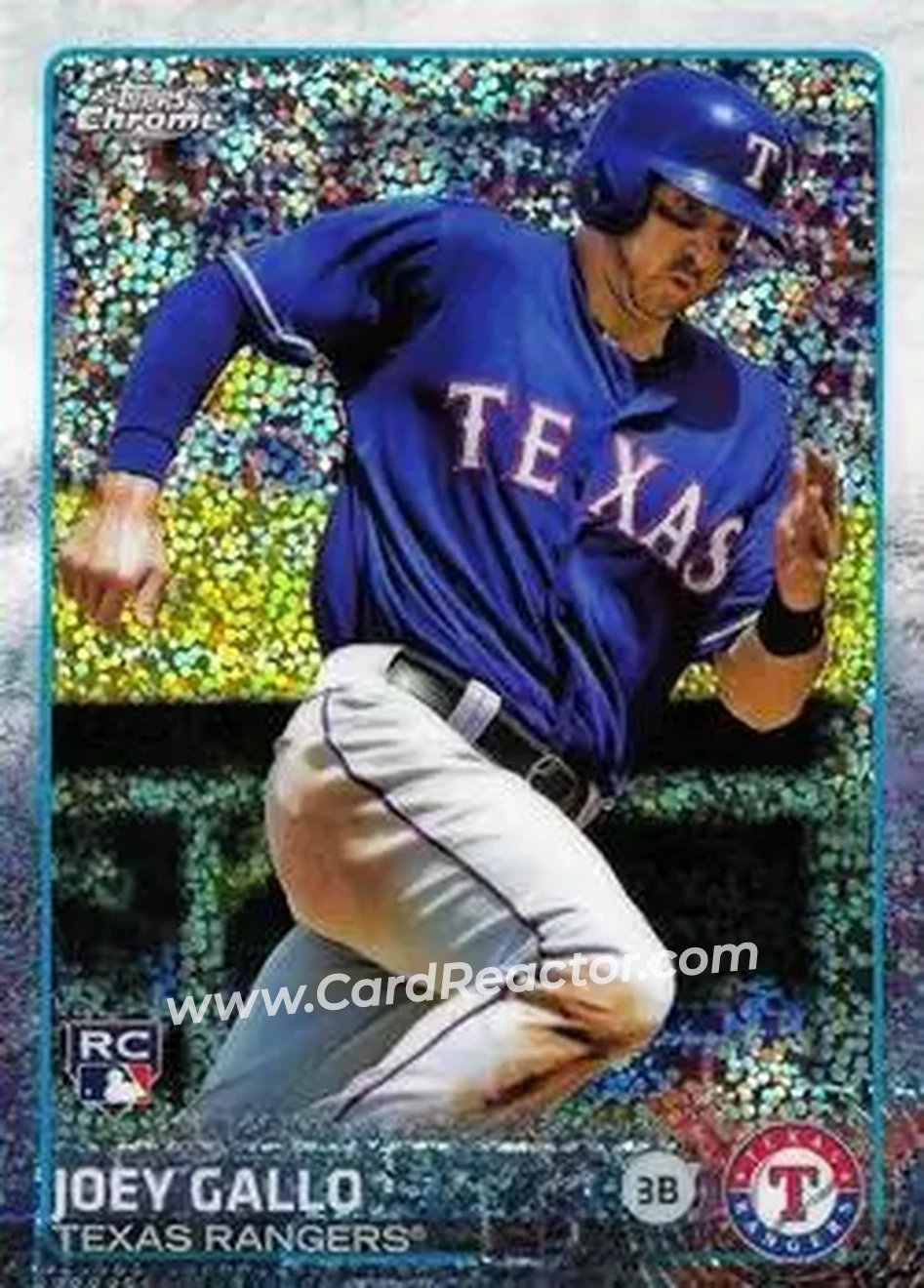 2015 Topps Chrome Update #US103 - Joey Gallo - Texas Rangers - Front