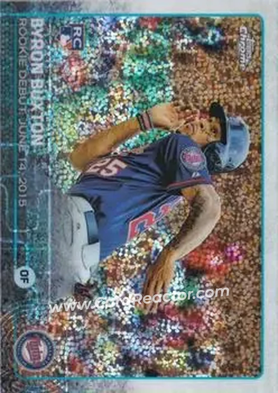 2015 Topps Chrome Update #US136 - Byron Buxton - Minnesota Twins - Front