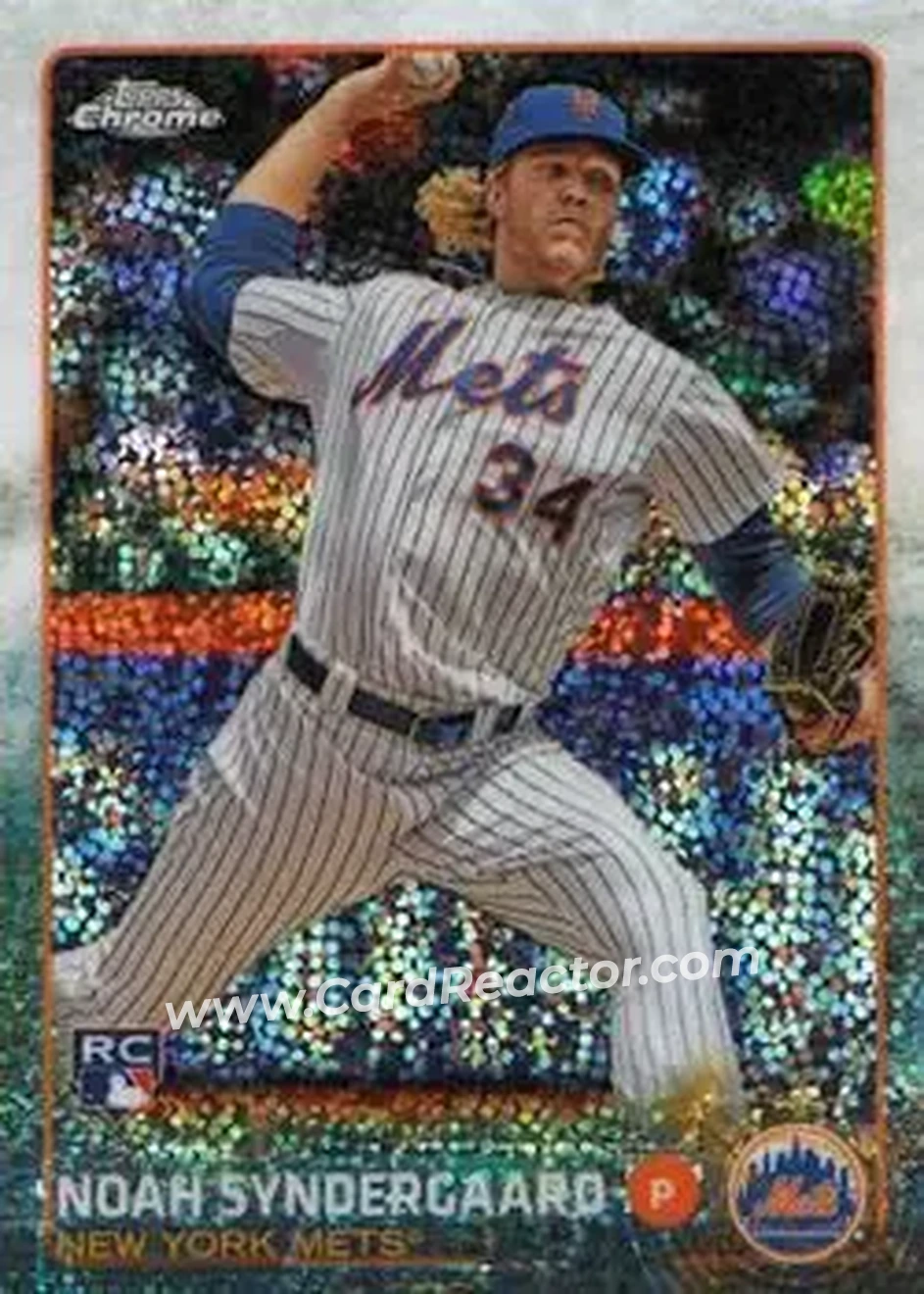 2015 Topps Chrome Update #US157 - Noah Syndergaard - New York Mets - Front