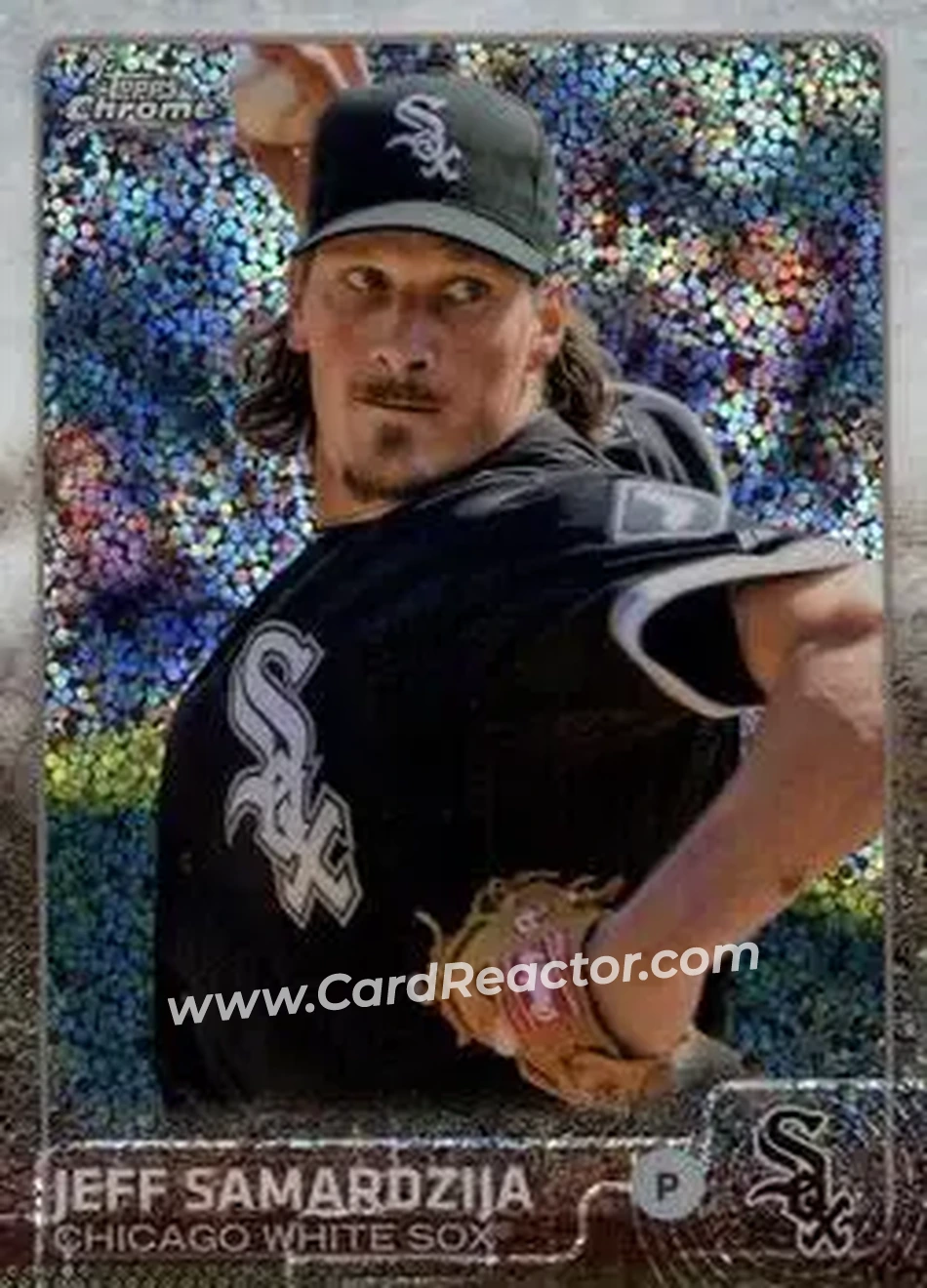 2015 Topps Chrome Update #US161 - Jeff Samardzija - Chicago White Sox - Front