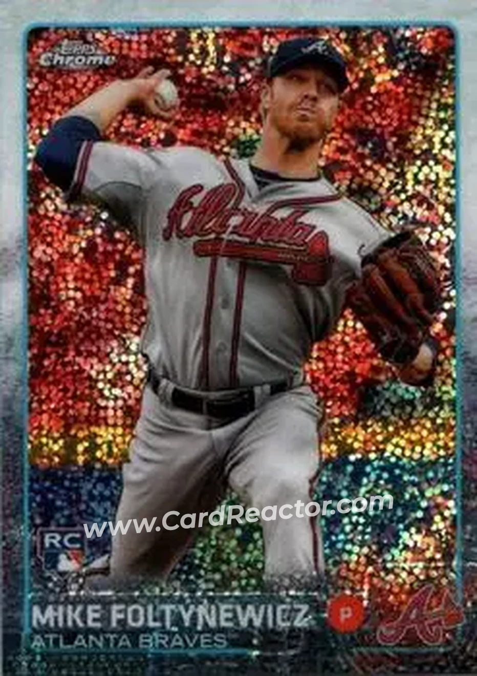 2015 Topps Chrome Update #US170 - Mike Foltynewicz - Atlanta Braves - Front 2015 Topps Chrome Update #US170 - Mike Foltynewicz - Atlanta Braves - Front