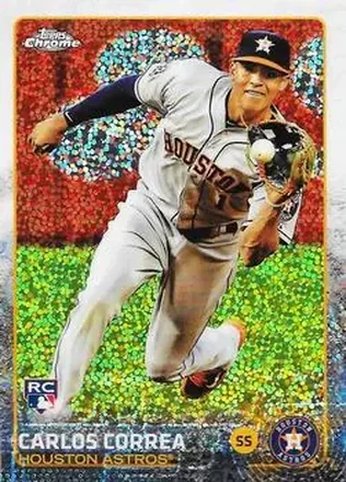 2015 Topps Chrome Update #US174 - Carlos Correa - Houston Astros