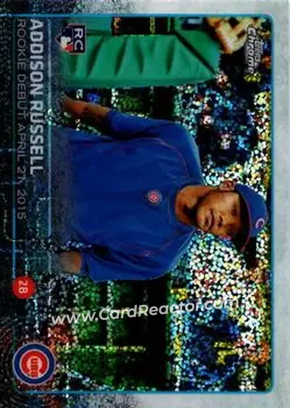 2015 Topps Chrome Update #US208 - Addison Russell - Chicago Cubs - Front 2015 Topps Chrome Update #US208 - Addison Russell - Chicago Cubs - Front