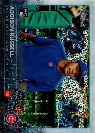 2015 Topps Chrome Update #US208 - Addison Russell - Chicago Cubs